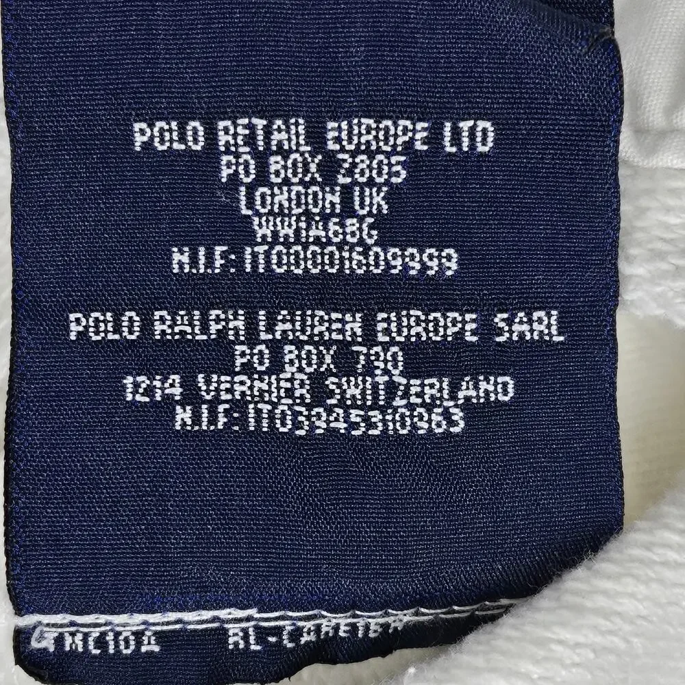 RALPH LAUREN TODDLER SAILOR‑STYLE WIDE‑LEG PANTS – WHITE – SIZE 2.5T